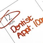 preventive dentistry appointment on calendar to keep mouth healthy and prevent oral health problems
